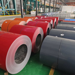 Large stock of color coated steel coil PPGI for construction industry