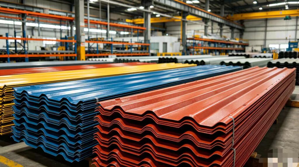 color coated roof tile