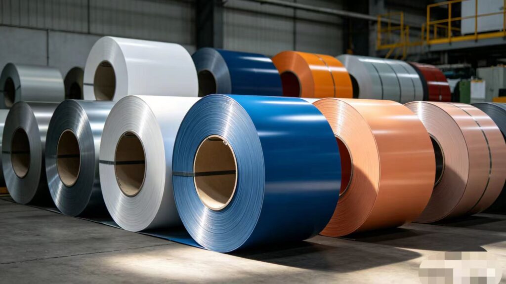 PPGI color coated coil pre-painted galvanized steel coil raw stock for construction