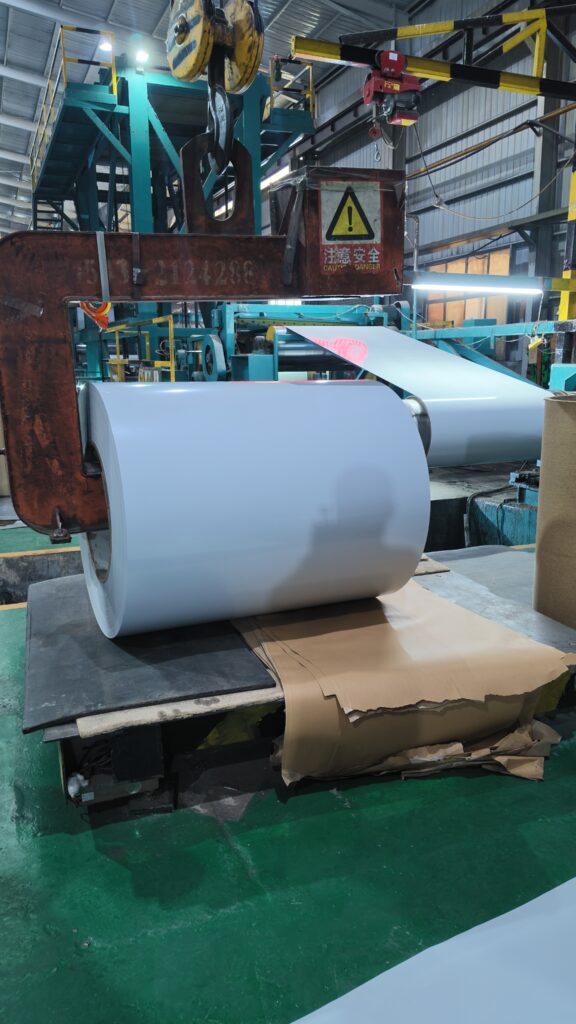 Durable PPGI coil finished products on automatic color coating production line