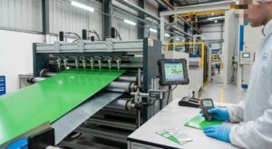 Advanced prepainted steel coil finish coating production line