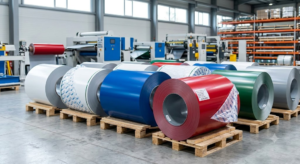 color coated aluminum coil supplier warehouse stock and prepainted coils