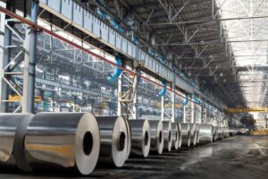 Cold rolling mill equipment for industrial aluminum coil production