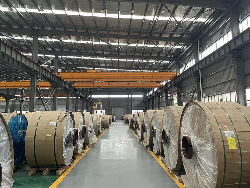 3003 aluminum coil export packaging with edge and moisture protection